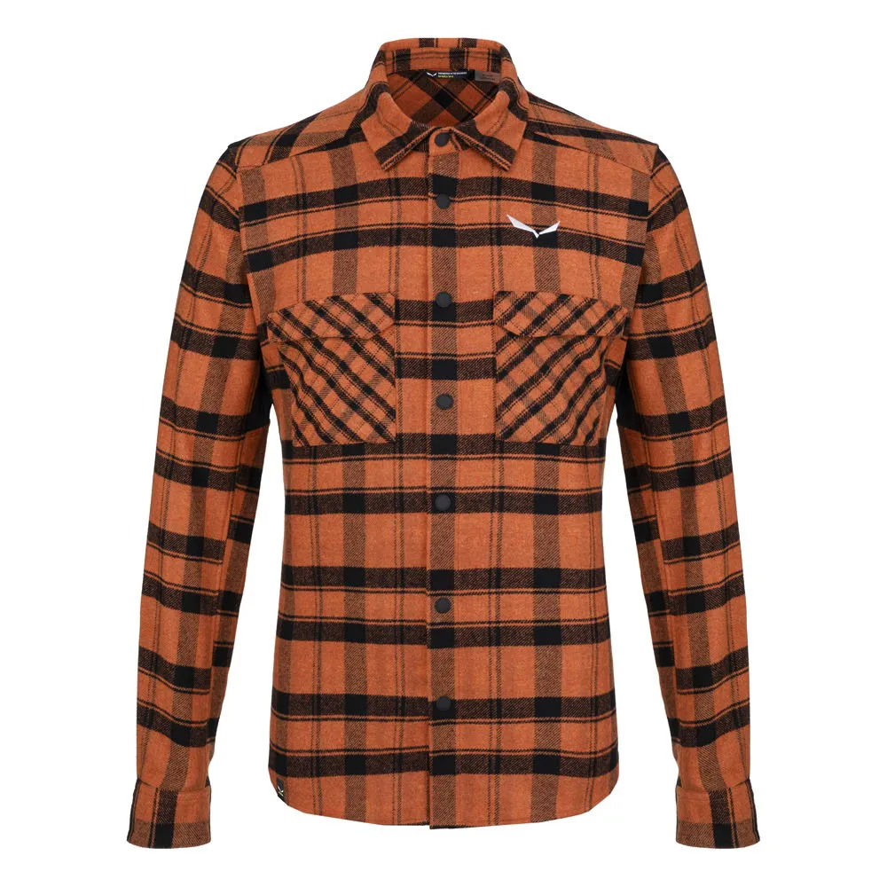 Salewa Puez AW M L/S shirt, Autumnal