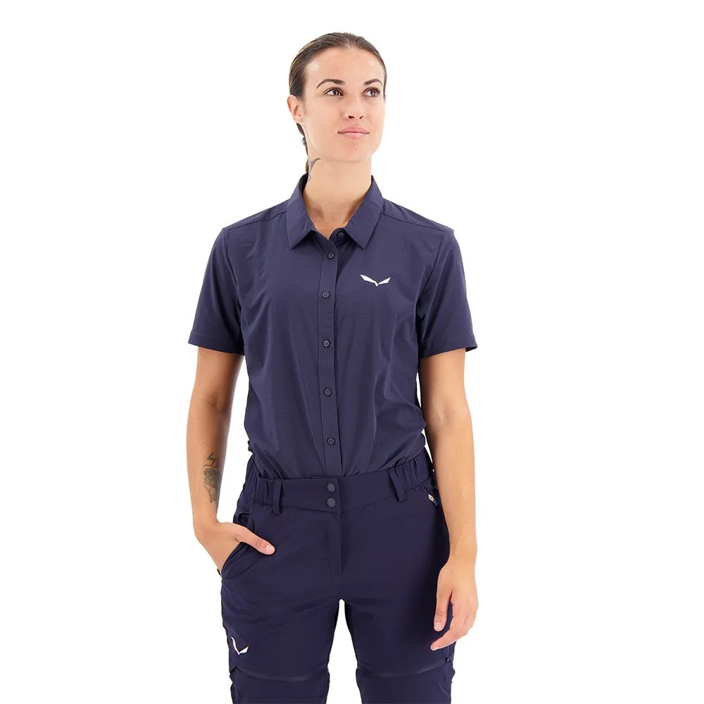 Salewa Puez Minicheck 2 Dryton Kortarmet Skjorte
