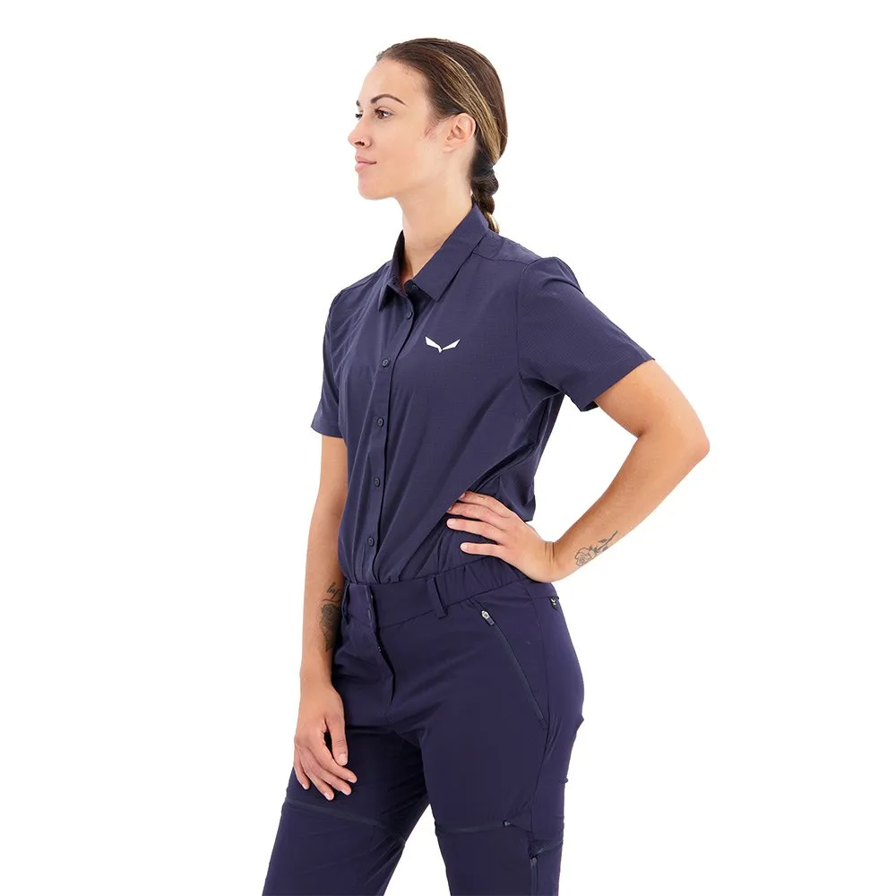 Salewa Puez Minicheck 2 Dryton Kortarmet Skjorte