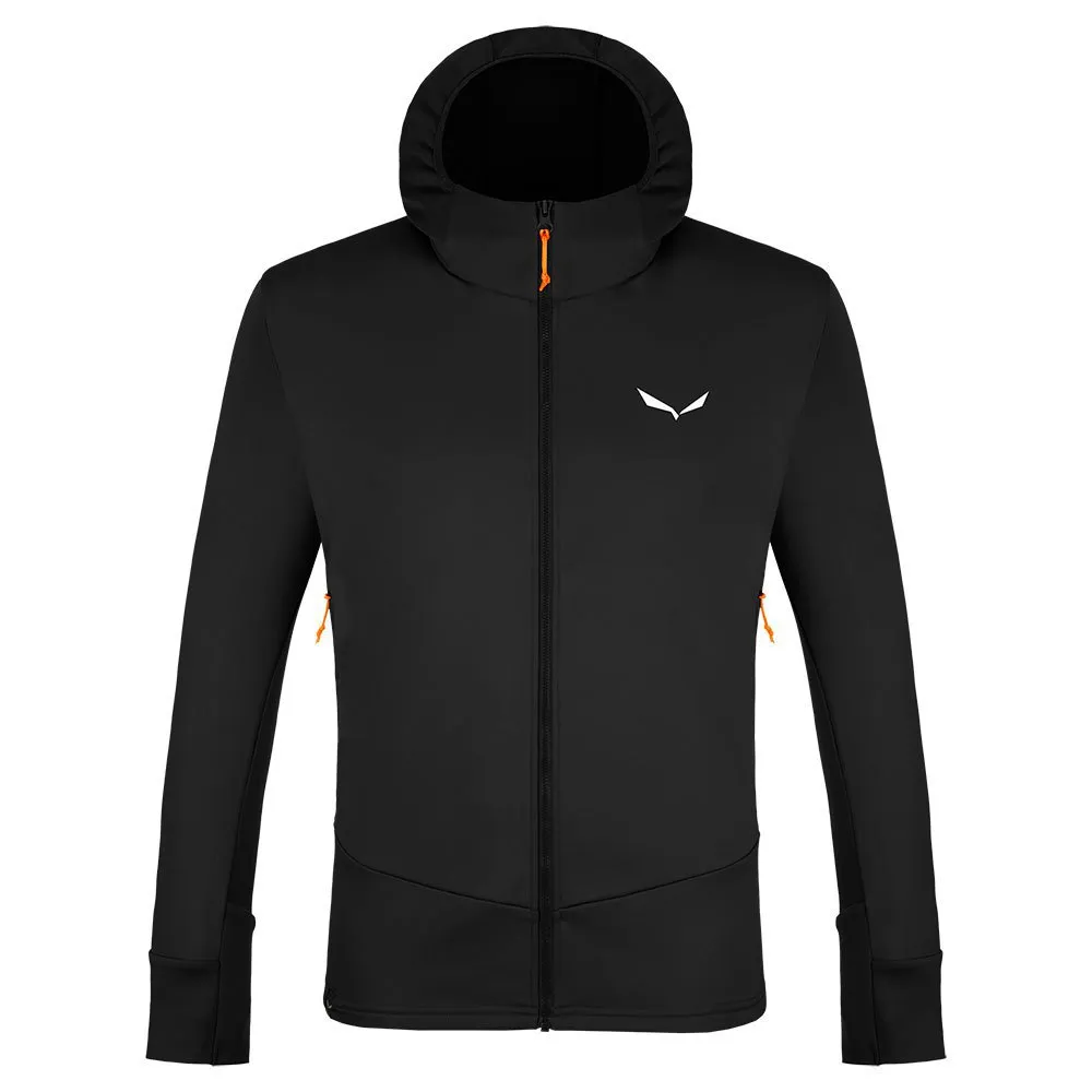 Salewa Puez Polarlite Fleecejakke Med Hette Refurbished, Black out