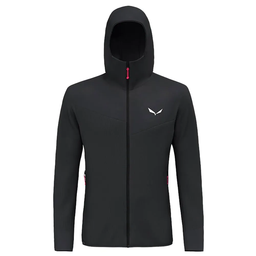 Salewa Puez Waffle Hyb Pl Hd Fleecejakke Med Hette Salewa Puez Waffle Hyb Pl Hd Fleecejakke Med Hette
