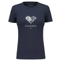 Salewa Pure Heart Dry Kortarmet T-skjorte