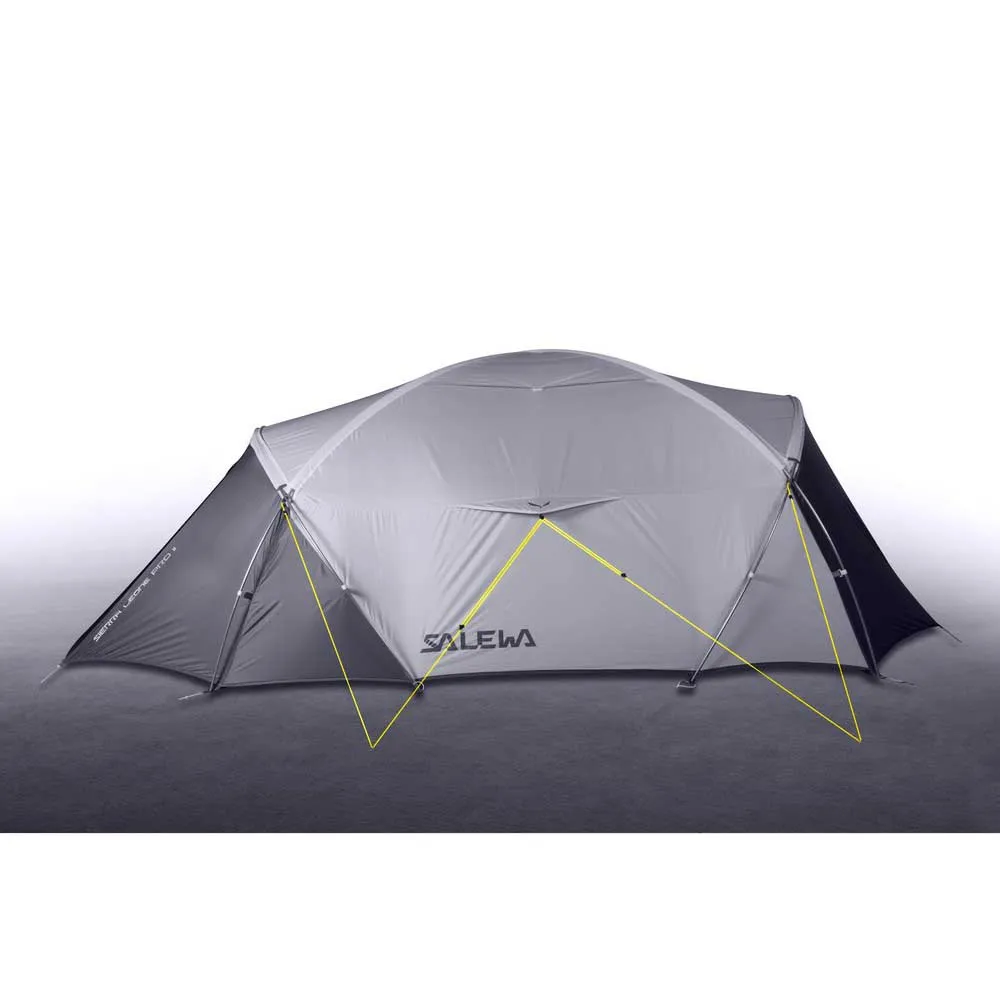 Salewa Sierra Leone Iii Telt, Lightgrey / cactus, 3 Steder Salewa Sierra Leone Iii Telt, Lightgrey / cactus, 3 Steder