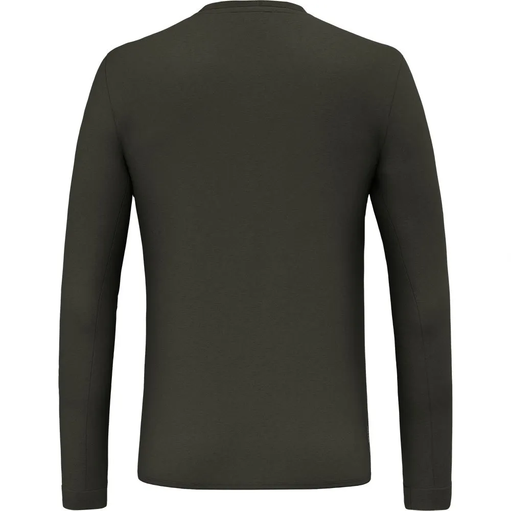 Salewa Solidlogo Dryton Langarmet T-skjorte