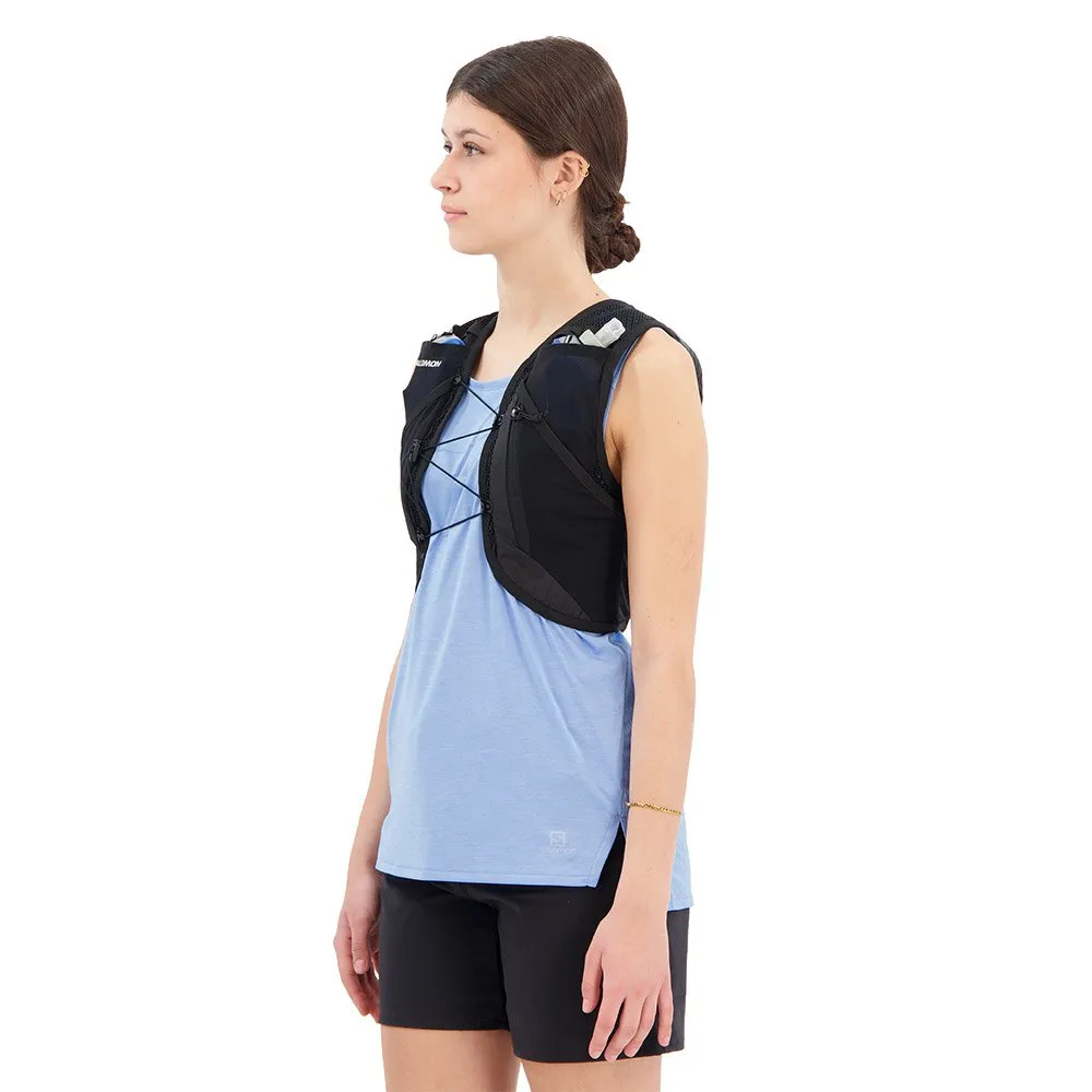 Salomon Active Skin 4 Set Hydreringsvest Refurbished, Black / metal, S Salomon Active Skin 4 Set Hydreringsvest Refurbished, Black / metal, S