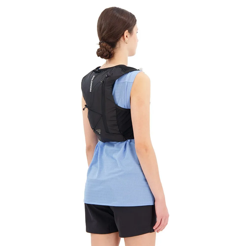 Salomon Active Skin 4 Set Hydreringsvest Refurbished, Black / metal, S Salomon Active Skin 4 Set Hydreringsvest Refurbished, Black / metal, S