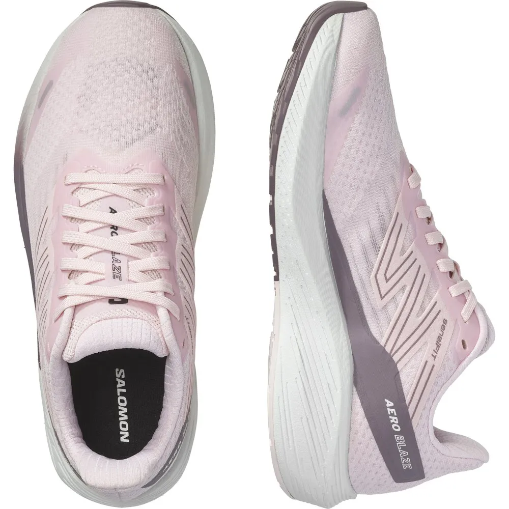 Salomon Aero Blaze Løpesko female, Cradle pink / white / moonscape Salomon Aero Blaze Løpesko female, Cradle pink / white / moonscape