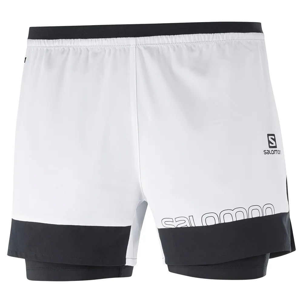 Salomon Cross 2in1 Shorts male, Black / white