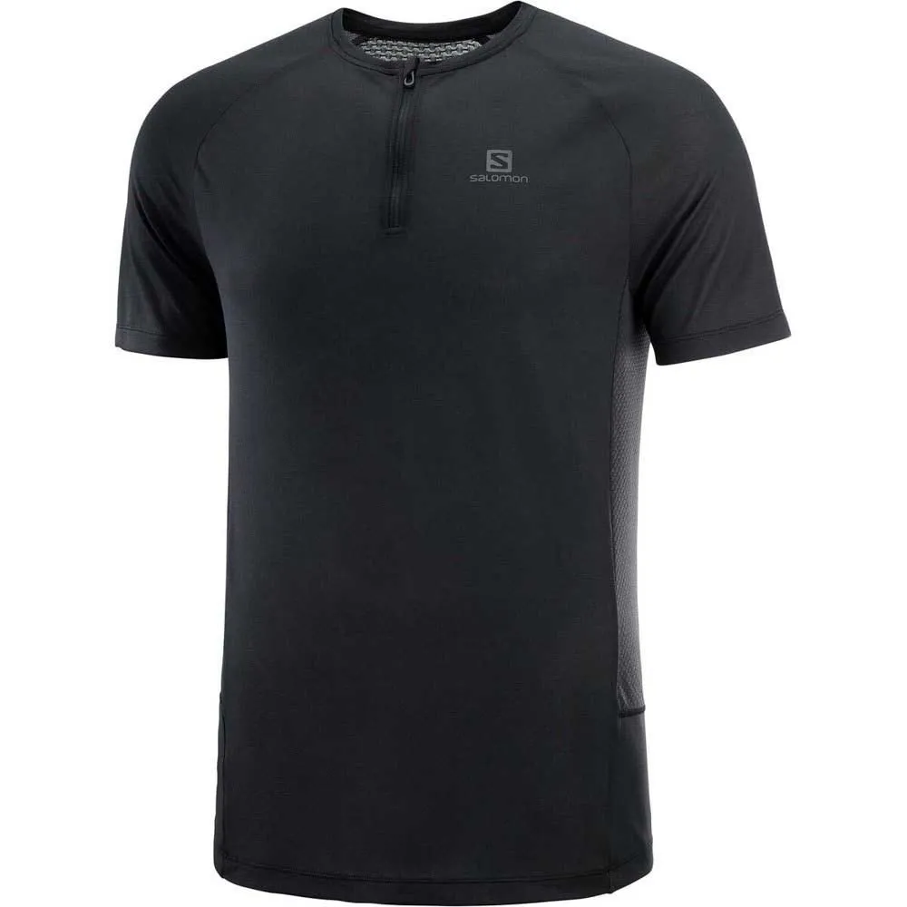 Salomon Cross Rebel Kortarmet T-skjorte male, Black