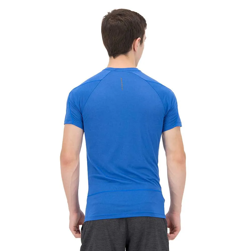 Salomon Cross Run Kortarmet T-skjorte male, Nautical blue
