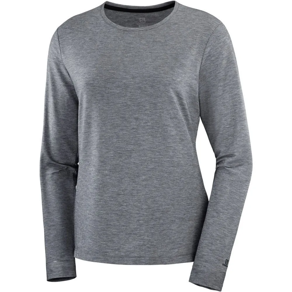 Salomon Essential Langarmet T-skjorte female