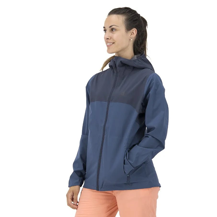 Salomon Essential Wp 2.5l Jakke, Mood indigo / dark denim Salomon Essential Wp 2.5l Jakke, Mood indigo / dark denim