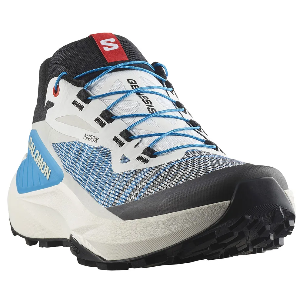 Salomon Genesis Trailsko Refurbished male, Black / white / transcend blue Salomon Genesis Trailsko Refurbished male, Black / white / transcend blue