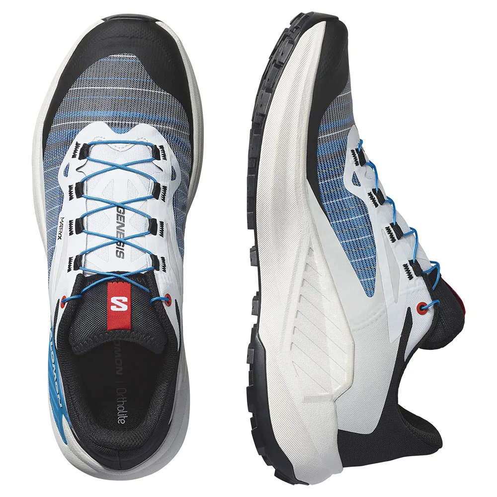 Salomon Genesis Trailsko Refurbished male, Black / white / transcend blue Salomon Genesis Trailsko Refurbished male, Black / white / transcend blue