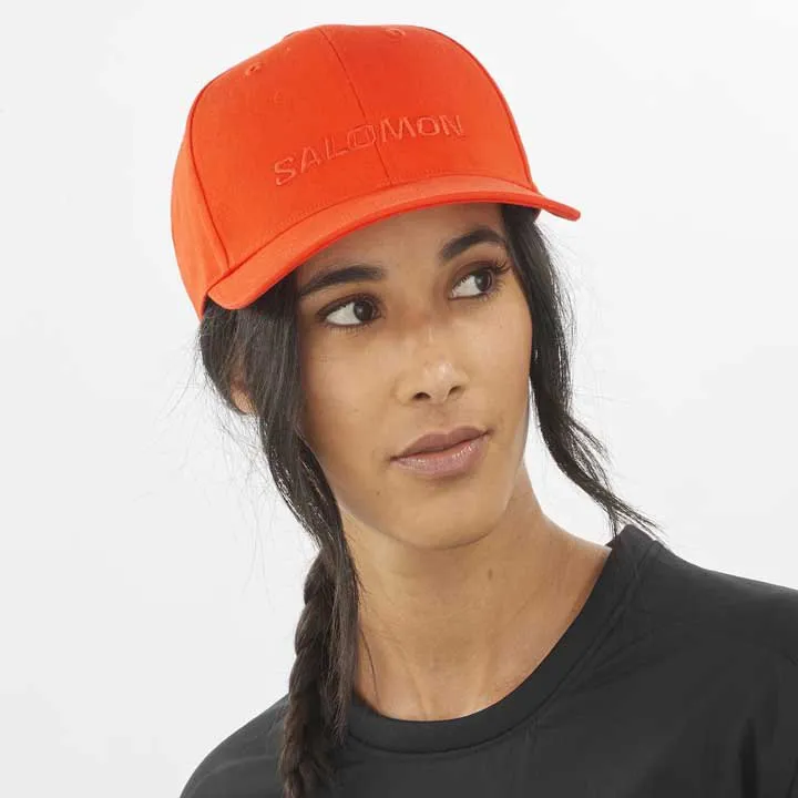 Salomon Logo Cap, Cherry tomato Salomon Logo Cap, Cherry tomato