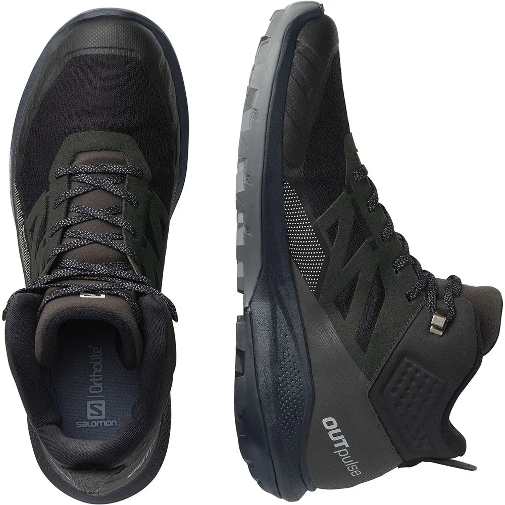 Salomon Outpulse Mid Goretex Tursko, Black / ebony / vanilla ice Salomon Outpulse Mid Goretex Tursko, Black / ebony / vanilla ice
