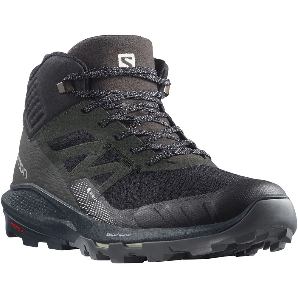 Salomon Outpulse Mid Goretex Tursko, Black / ebony / vanilla ice Salomon Outpulse Mid Goretex Tursko, Black / ebony / vanilla ice