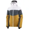 Salomon Slalom Jakke, White / ebony / cumin