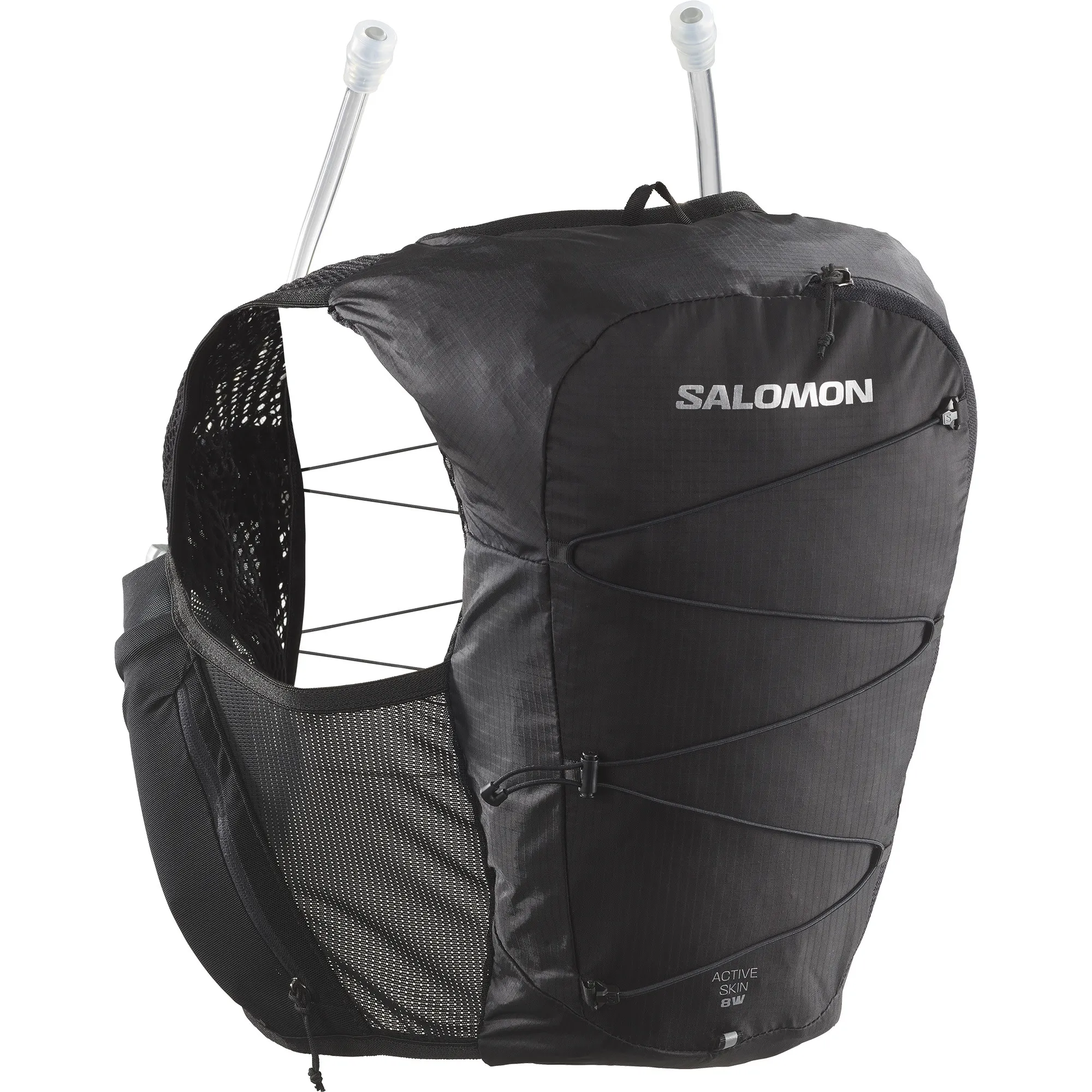 Salomon Women's Active Skin 8 With Flasks, Black Salomon Women's Active Skin 8 With Flasks, Black