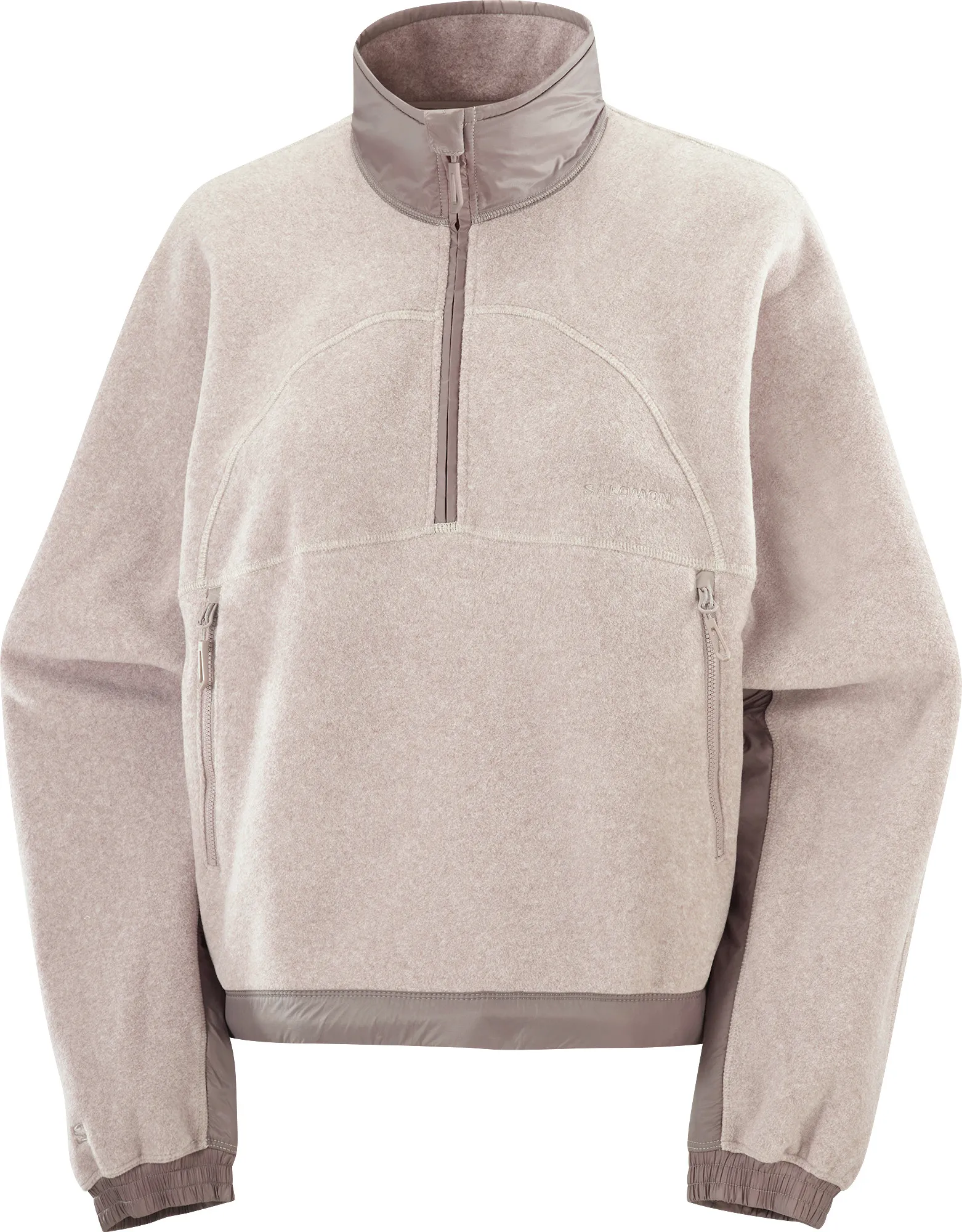 Salomon Women's Chroma Fleece Crop Half Zip