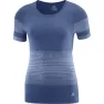 Salomon Women's Elevate Move'on Tee, Dark denim