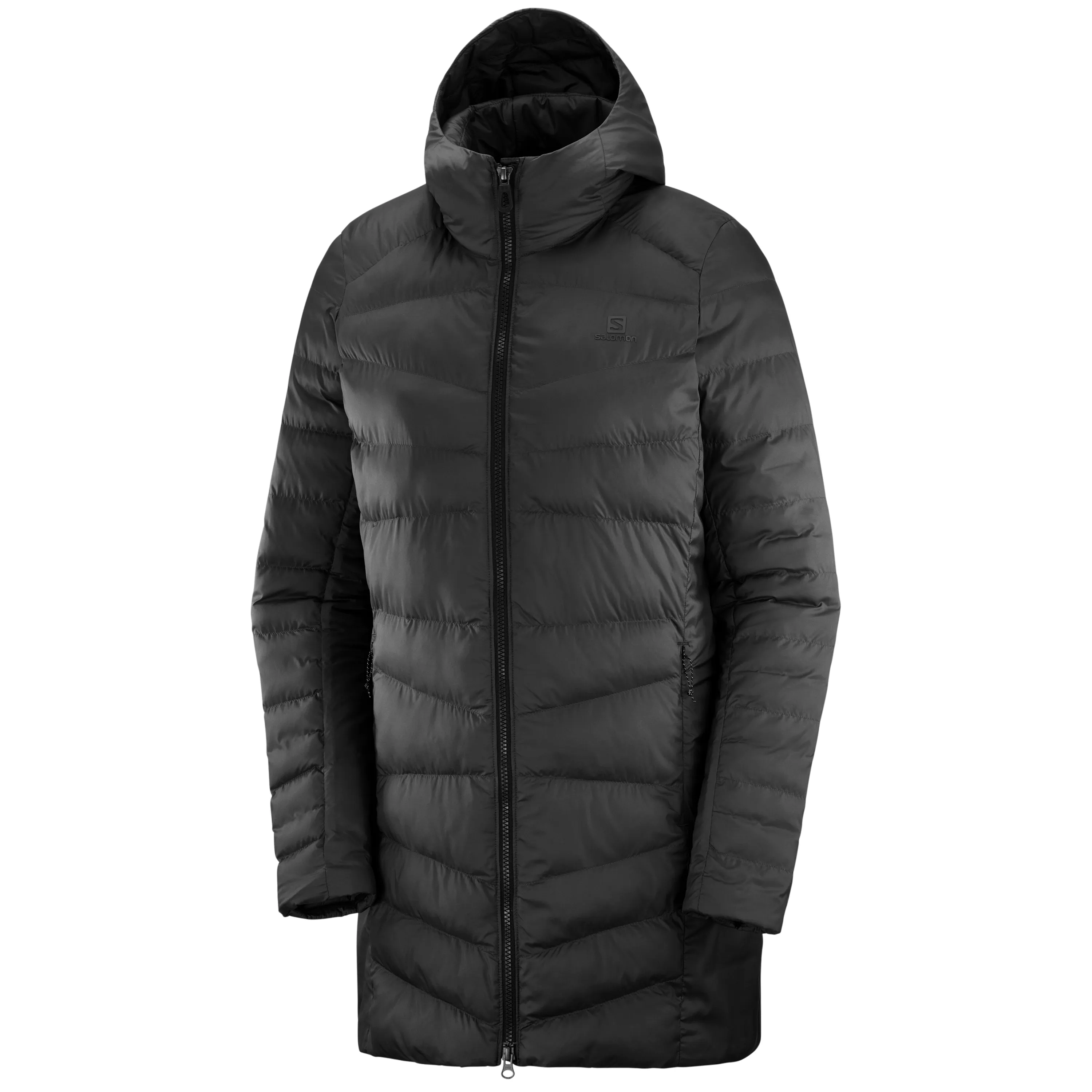 Salomon Women's Sight Storm Hoodie, Ebony Salomon Women's Sight Storm Hoodie, Ebony