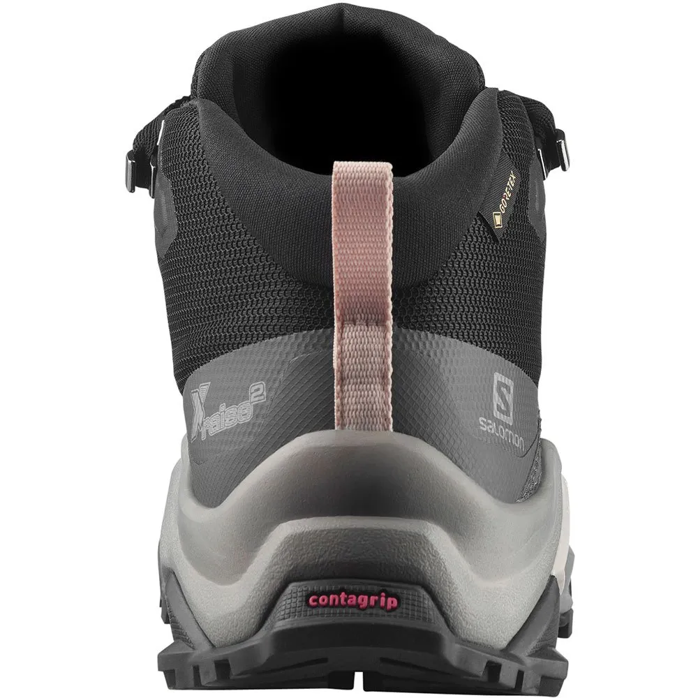 Salomon X Raise 2 Mid Goretex Tursko, Black / magnet / morganite Salomon X Raise 2 Mid Goretex Tursko, Black / magnet / morganite