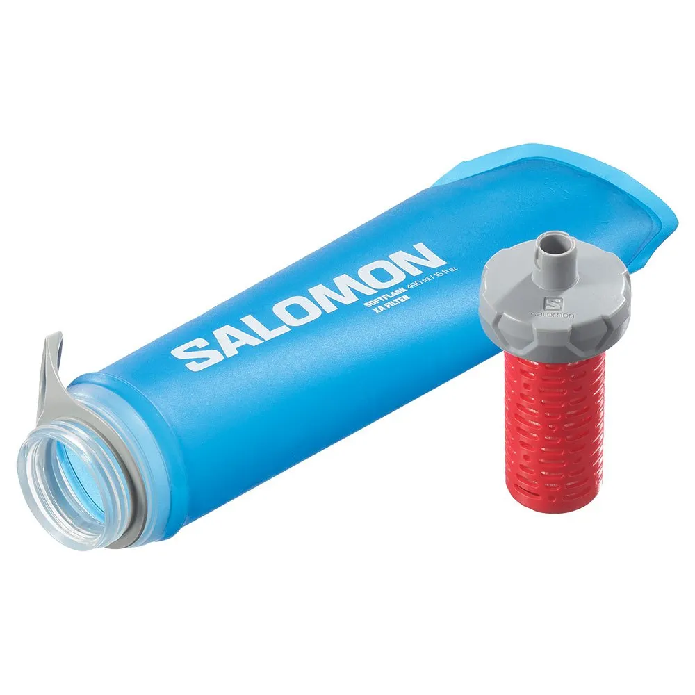 Salomon Xa 490ml Filter Myk Flaske, Clear blue, One Size