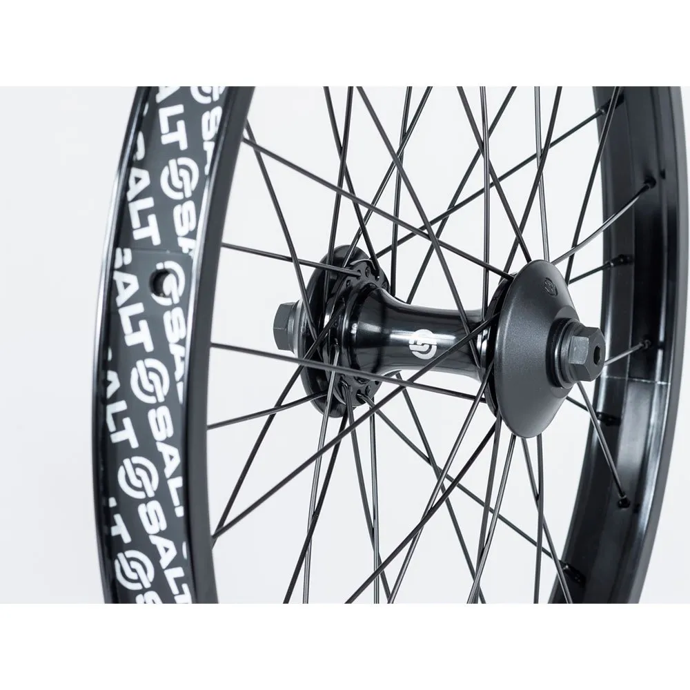 Saltbmx Summit 18´´ 28h Forhjul, Black, 9.5 x 100mm