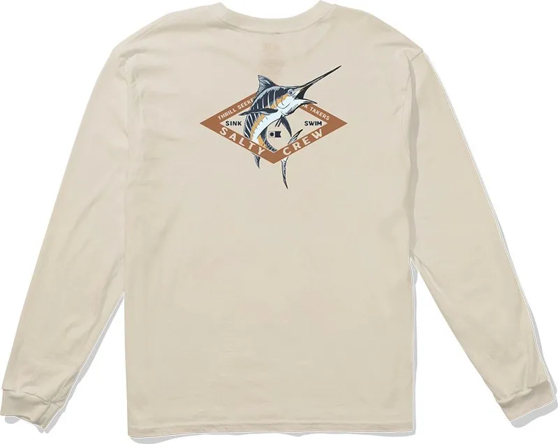 Salty Crew Men's Diamond Marlin Long Sleeve Tee