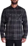 Salty Crew Men's Shipyard Tech Shacket, Black