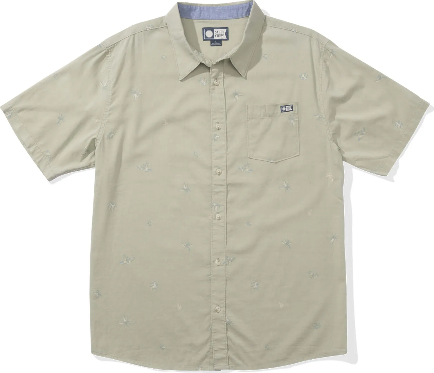 Salty Crew Men's Small Kine Short Sleeve Button Up