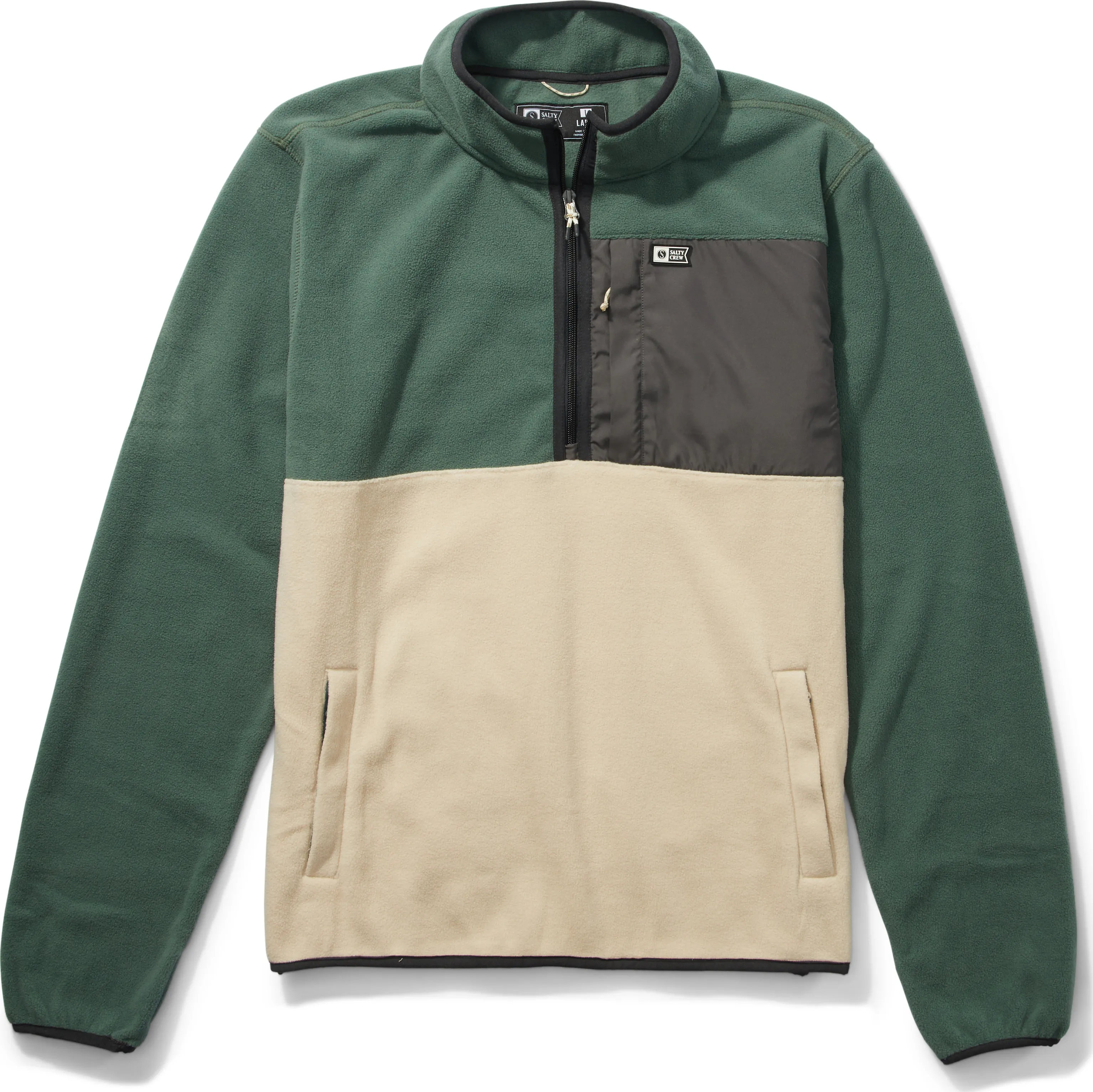 Salty Crew Men's Swellter Polar Fleece Mockneck