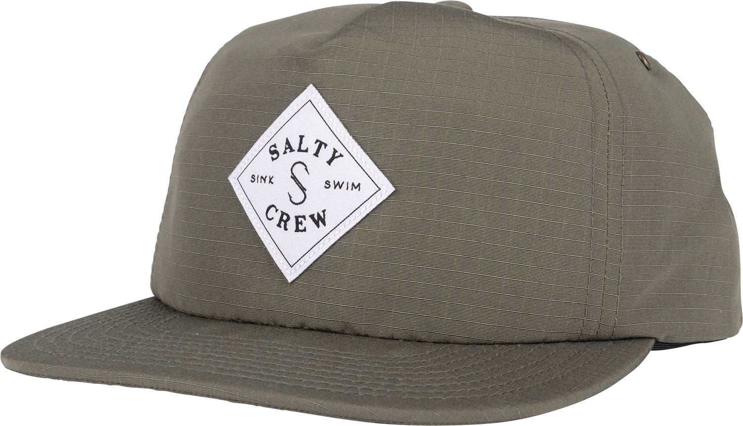 Salty Crew Men's Tippet Rip 5 Panel, Olive