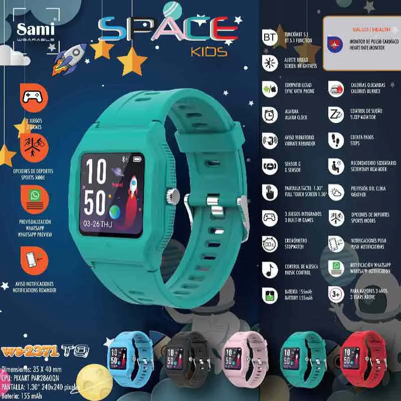 Sami Space Kids Smartklokke