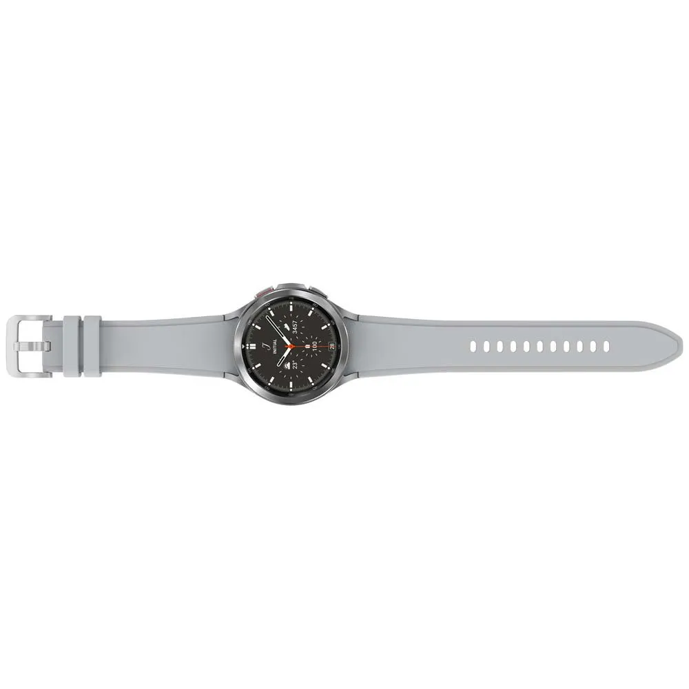 Samsung Galaxy Watch 4 Classic Bt Smartklokke 46 Mm, Silver Samsung Galaxy Watch 4 Classic Bt Smartklokke 46 Mm, Silver