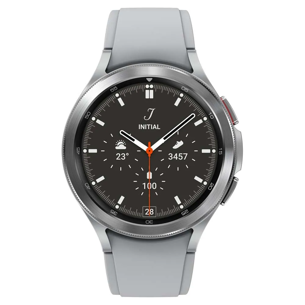 Samsung Galaxy Watch 4 Classic Bt Smartklokke 46 Mm, Silver Samsung Galaxy Watch 4 Classic Bt Smartklokke 46 Mm, Silver