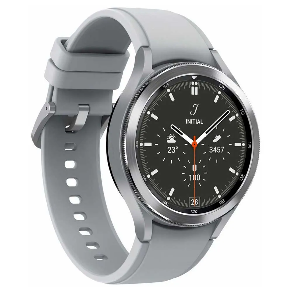 Samsung Galaxy Watch 4 Classic Lte 46 Mm Smartklokke, Silver Samsung Galaxy Watch 4 Classic Lte 46 Mm Smartklokke, Silver