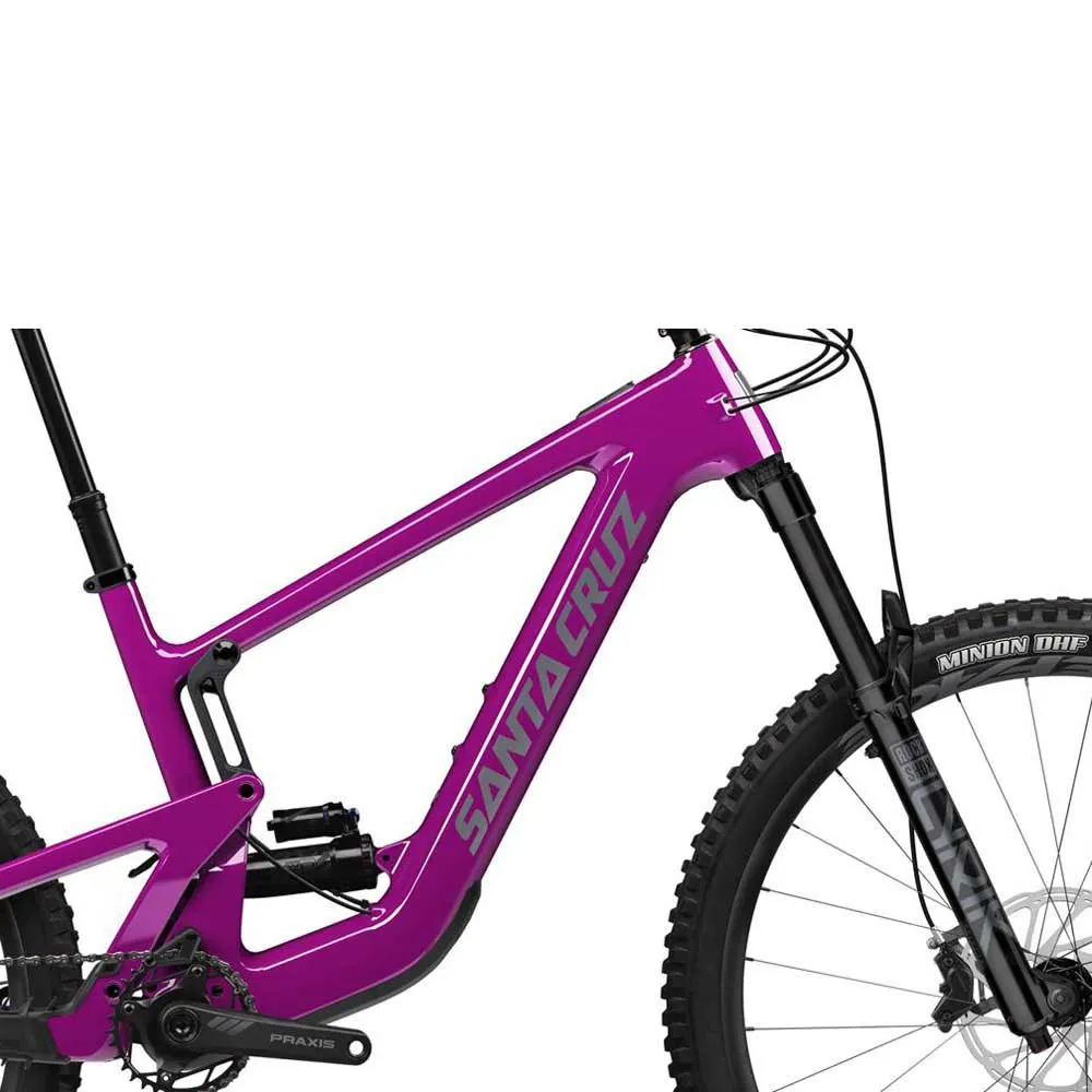 Santa Cruz Heckler Sl 1 C Ride 60 Mx 29/27.5´´ Nx Eagle Elektrisk Terrengsykkel, Gloss magenta, XL, 430Wh, Elsykkel Santa Cruz Heckler Sl 1 C Ride 60 Mx 29/27.5´´ Nx Eagle Elektrisk Terrengsykkel, Gloss magenta, XL, 430Wh, Elsykkel