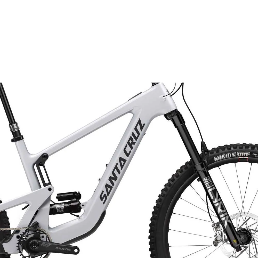 Santa Cruz Heckler Sl 1 Cc Ride 60 Mx 29/27.5´´ X0 Eagle Axs Elektrisk Terrengsykkel, Matte silver, L, 430Wh, Elsykkel Santa Cruz Heckler Sl 1 Cc Ride 60 Mx 29/27.5´´ X0 Eagle Axs Elektrisk Terrengsykkel, Matte silver, L, 430Wh, Elsykkel