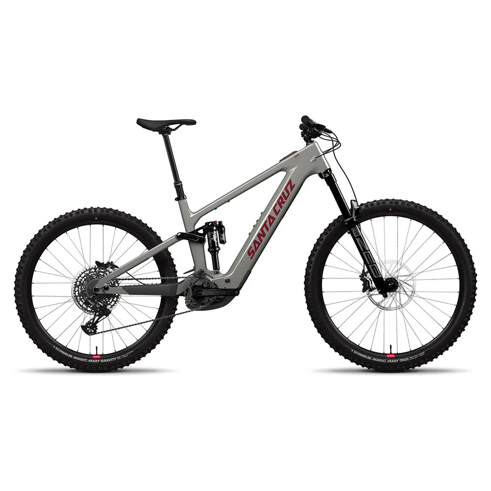 Santa Cruz Vala 1 C Mx Perfornance Cx Bdu38 29/27.5´´ Nx Eagle 2025 Elektrisk Terrengsykkel, Gloss grey, M, 600Wh, Elsykkel Santa Cruz Vala 1 C Mx Perfornance Cx Bdu38 29/27.5´´ Nx Eagle 2025 Elektrisk Terrengsykkel, Gloss grey, M, 600Wh, Elsykkel