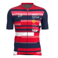 Santini Aigle Tour De Fance Official Kort Ermet Trøye