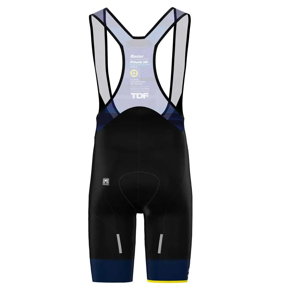 Santini Aigle Tour De Fance Official Sykkelshorts, Blue nautica Santini Aigle Tour De Fance Official Sykkelshorts, Blue nautica