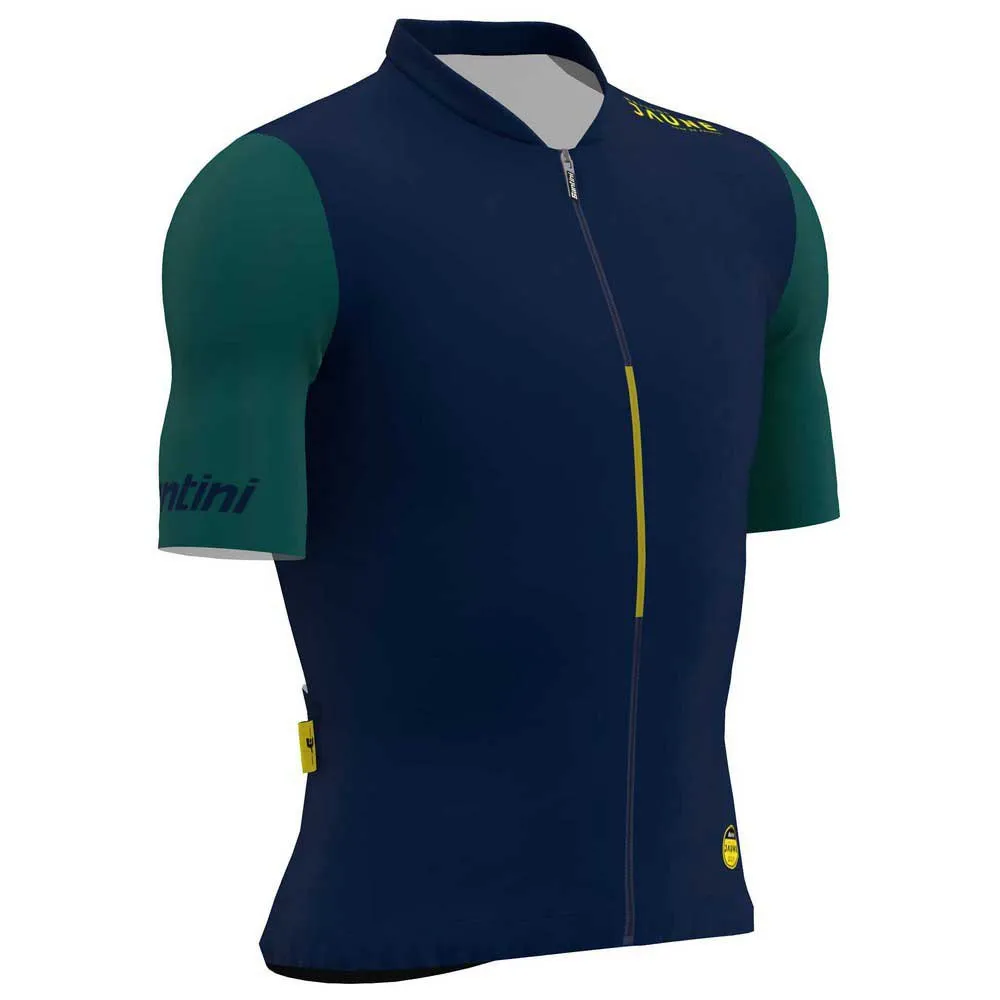 Santini Allez Le Maillot Jaune Kort Ermet Trøye