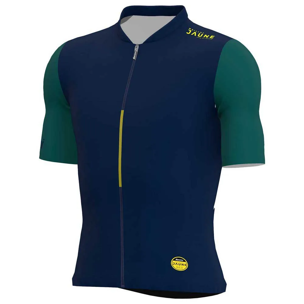 Santini Allez Le Maillot Jaune Kort Ermet Trøye