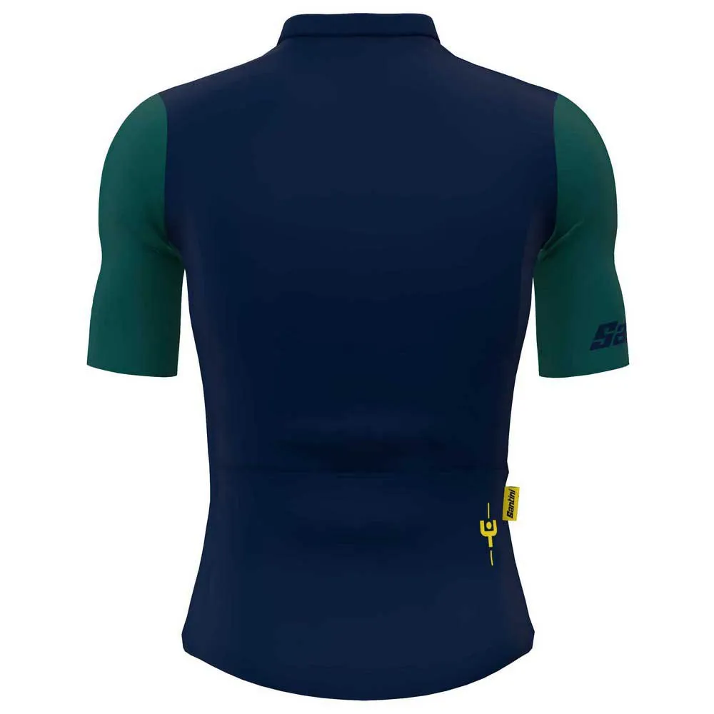 Santini Allez Le Maillot Jaune Kort Ermet Trøye