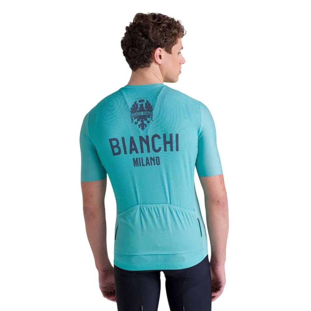 Santini Bianchi Milano Classic 2025 Kort Ermet Trøye Santini Bianchi Milano Classic 2025 Kort Ermet Trøye