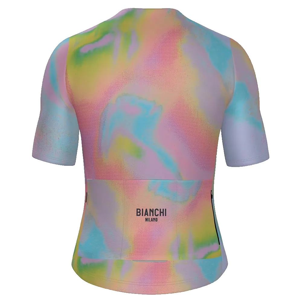 Santini Bianchi Milano Pop 2025 Kort Ermet Trøye Santini Bianchi Milano Pop 2025 Kort Ermet Trøye