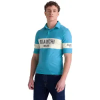 Santini Bianchi Milano Retro 2025 Kortermet Poloskjorte Santini Bianchi Milano Retro 2025 Kortermet Poloskjorte