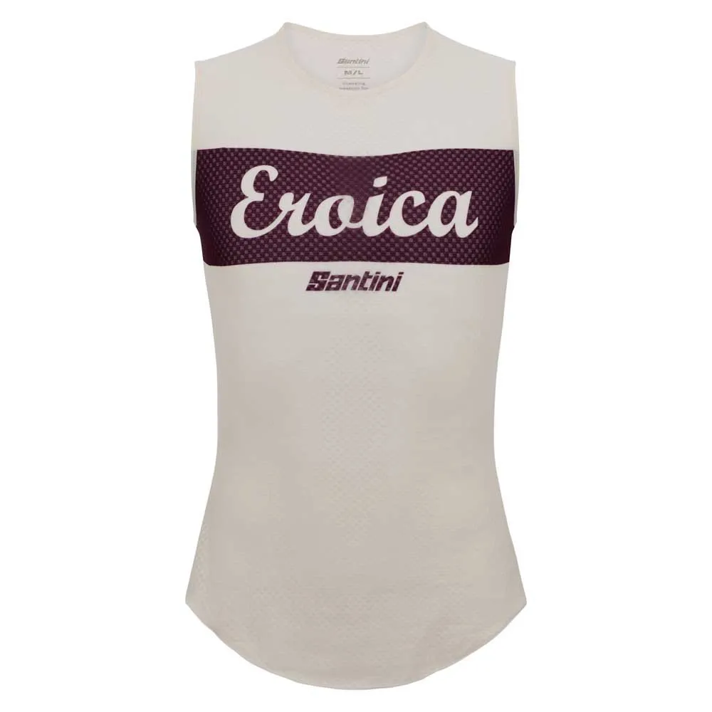 Santini Brina Ermeløs T-skjorte, White
